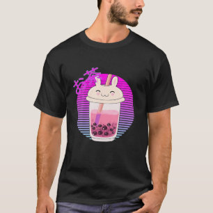 Retro Bubble Tea Kawaii Cute Japanese Tea Lover Bu T-Shirt