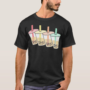 Retro Bubble Tea s Women Boba Milk Tea Gift T-Shirt