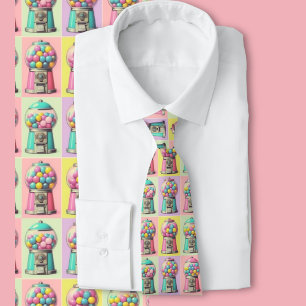 Retro Bubblegum machine  Tie