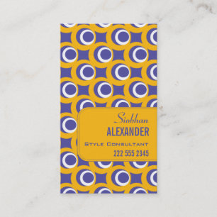 Retro Bubbles Business Card