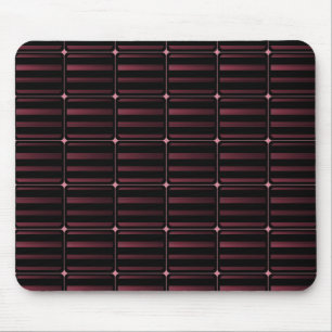 Retro Building Blocks Mousepad, Burgundy Mouse Pad