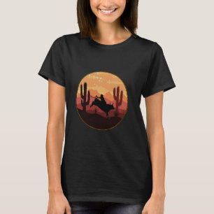 Retro Bull Riding Cowboy Vintage Bull Rodeo T-Shirt