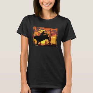 Retro Bull Riding Cowboy Vintage Bull Rodeo T-Shirt