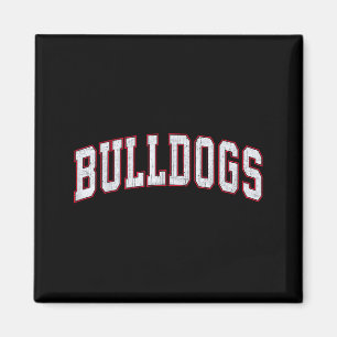 Retro Bulldogs For Men Women Boys Girls Kids Magnet