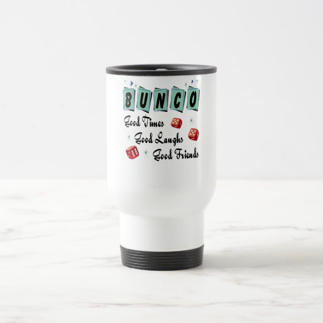 Retro Bunco Travel Mug (Center)