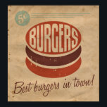 Retro Burger Poster<br><div class="desc">Retro Design</div>