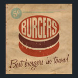 Retro Burger Poster<br><div class="desc">Retro Design</div>