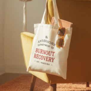 Retro Burnout Recovery Custom Family Nostalgia Two Tote Bag