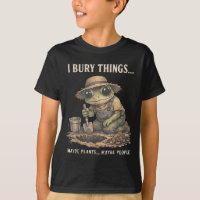 Retro bury things maybe plants maybe people frog