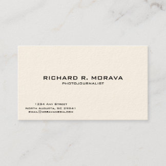 Retro Business Card