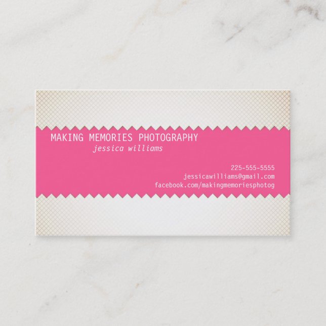 Retro Business Card (Front)
