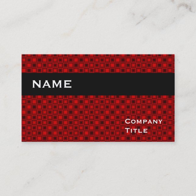 Retro Business Card Template (Front)