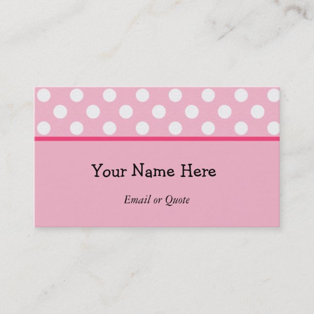 Retro Business or Profile Card (Front)