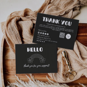 Retro Business Thank You Card