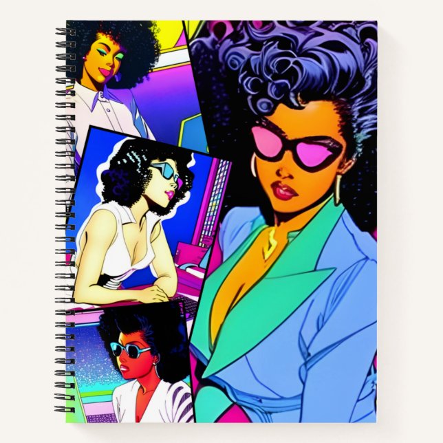 Retro Business Woman Comic Book Art (Front)