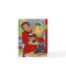 Retro Busy In Suburbia Red Suit Blank Cards