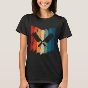 Retro Butcher Knife Vintage Butcher Knife T-Shirt
