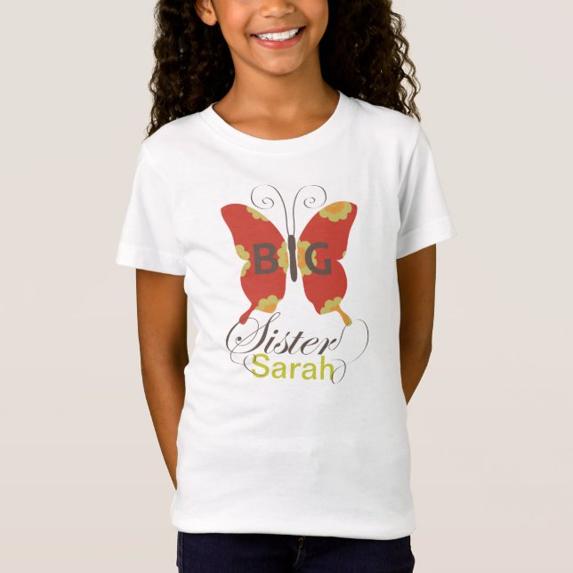 Retro Butterflies Tee C2 (Front)