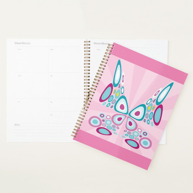 Retro Butterfly Abstract Pop Art  Planner (Creator Uploaded)
