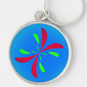 Retro Butterfly Key Ring