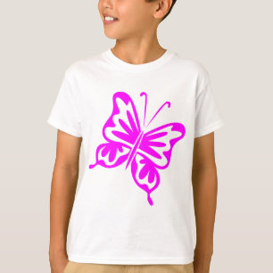 Retro Butterfly - Magenta T-Shirt