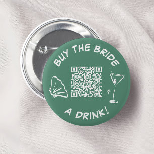 Retro Buy The Bride A Drink Button Venmo