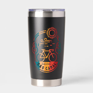 Retro C and O Canal Bike Trail. Insulated Tumbler