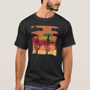 Retro Cactus Plant Pots Cute Plant Gardening 1 T-Shirt