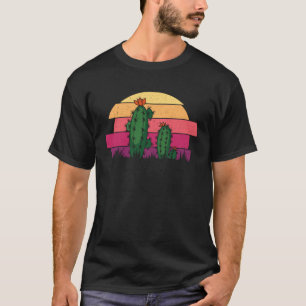 Retro Cactus Succulent Garden Gardener T-Shirt