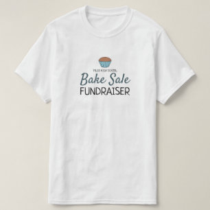 Retro Cake Design, Charity Bake Sale Event T-Shirt