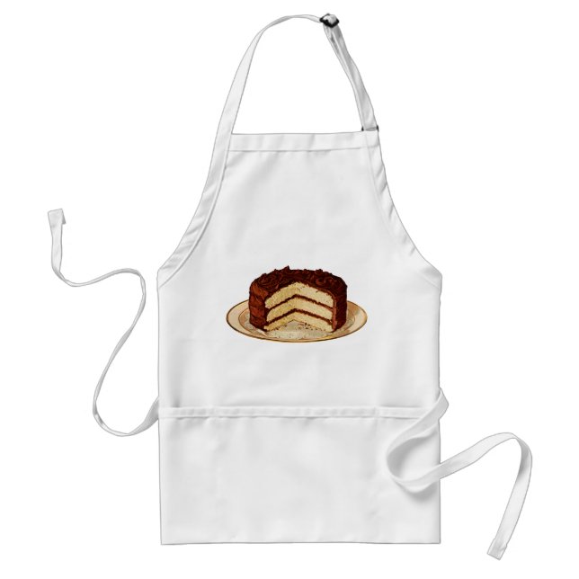 Retro Cake Standard Apron (Front)