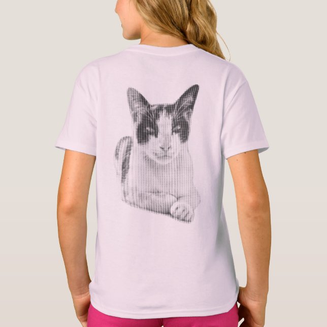 Retro Calico Halftone T-Shirt (Back)