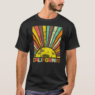 Retro California Dreaming Vintage Sunset Waves Wes T-Shirt