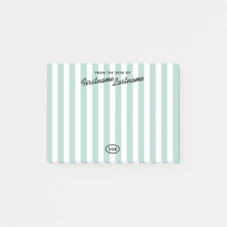 Retro California Hotel Striped Memo Post-it Notes