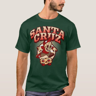 Retro California Skateboarder Santa Cruz  T-Shirt