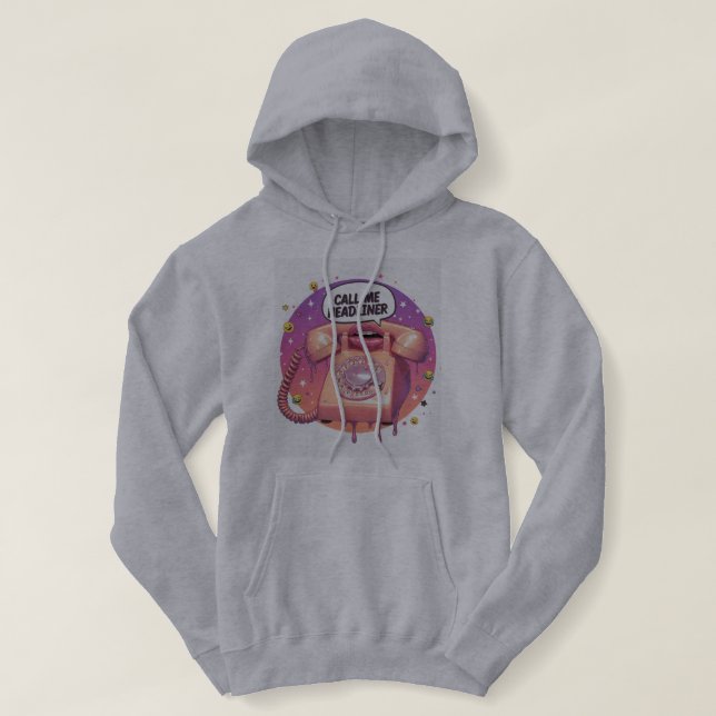 Retro Call Me Headliner Hoodie 📞🤩 (Design Front)