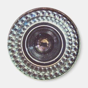 Retro camera magnet