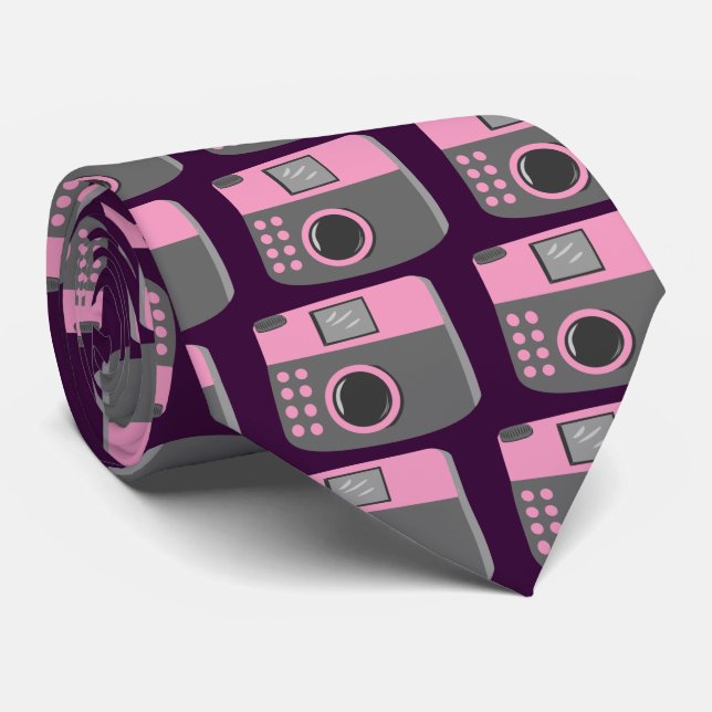 Retro Camera Tie (Rolled)