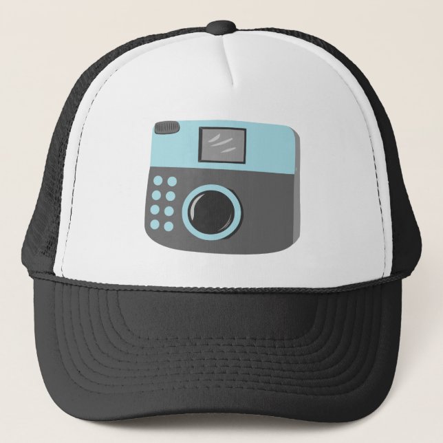 Retro Camera Trucker Hat (Front)