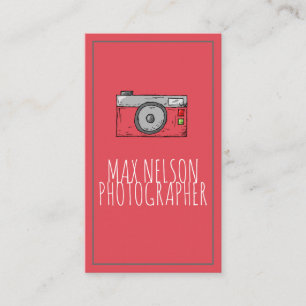 Retro Cameras Photography Photographer Business Card