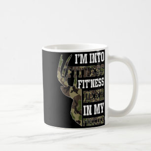 Retro Camo Deer Hunting Funny Wildlife Hunter Men Coffee Mug