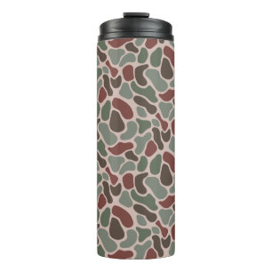 Retro Camo (red green) Thermal Tumbler