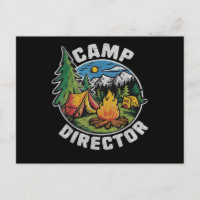 Retro Camp Director Camping Summer Camp Funny Camp