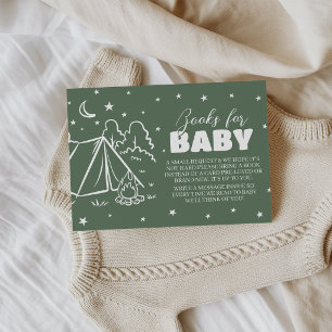 Retro Camp Insert Books for Baby Card