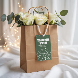 Retro Camp Let Adventure Begins Favour Tag