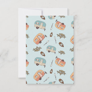 Retro Camper Blank Cards