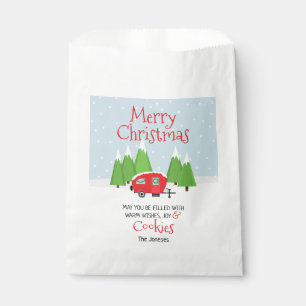 Retro Camper Christmas Favour Bags