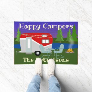 Retro Camper Door Mat