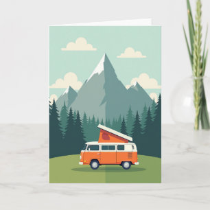 Retro Camper Fathers Day Card