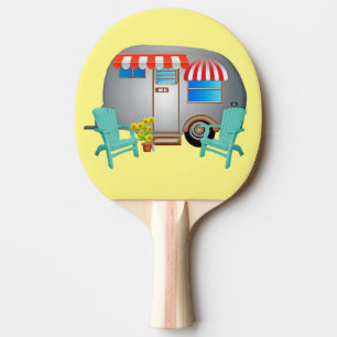 RETRO CAMPER TRAILER PING PONG PADDLE